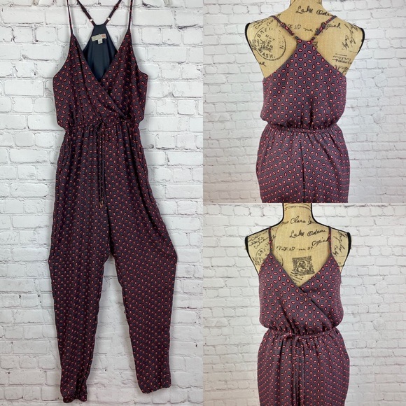Gianni Bini Boho Racerback Jumpsuit - Picture 1 of 2